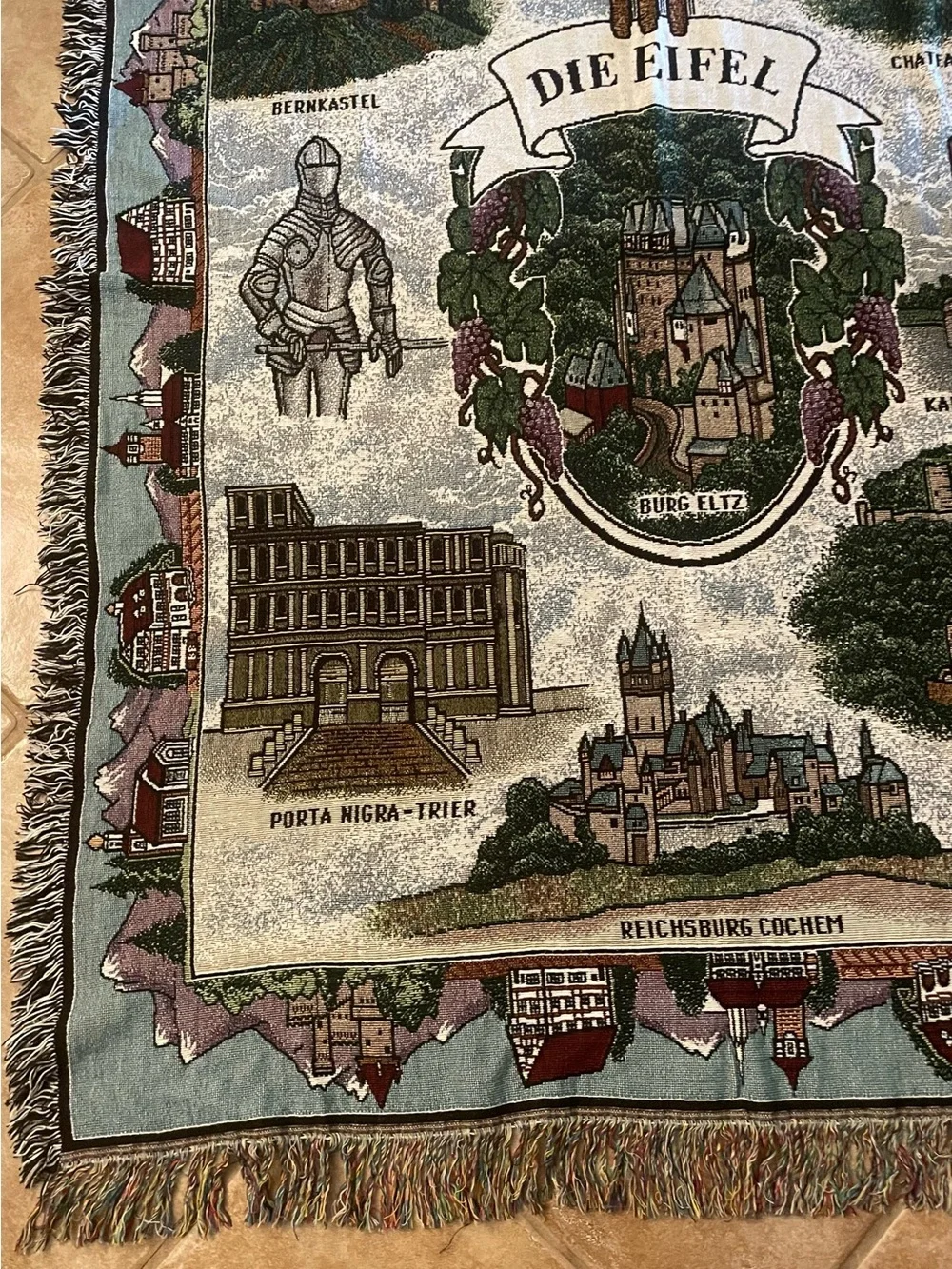 Die Eifel Tapestry Wall Hanging - Multicolor